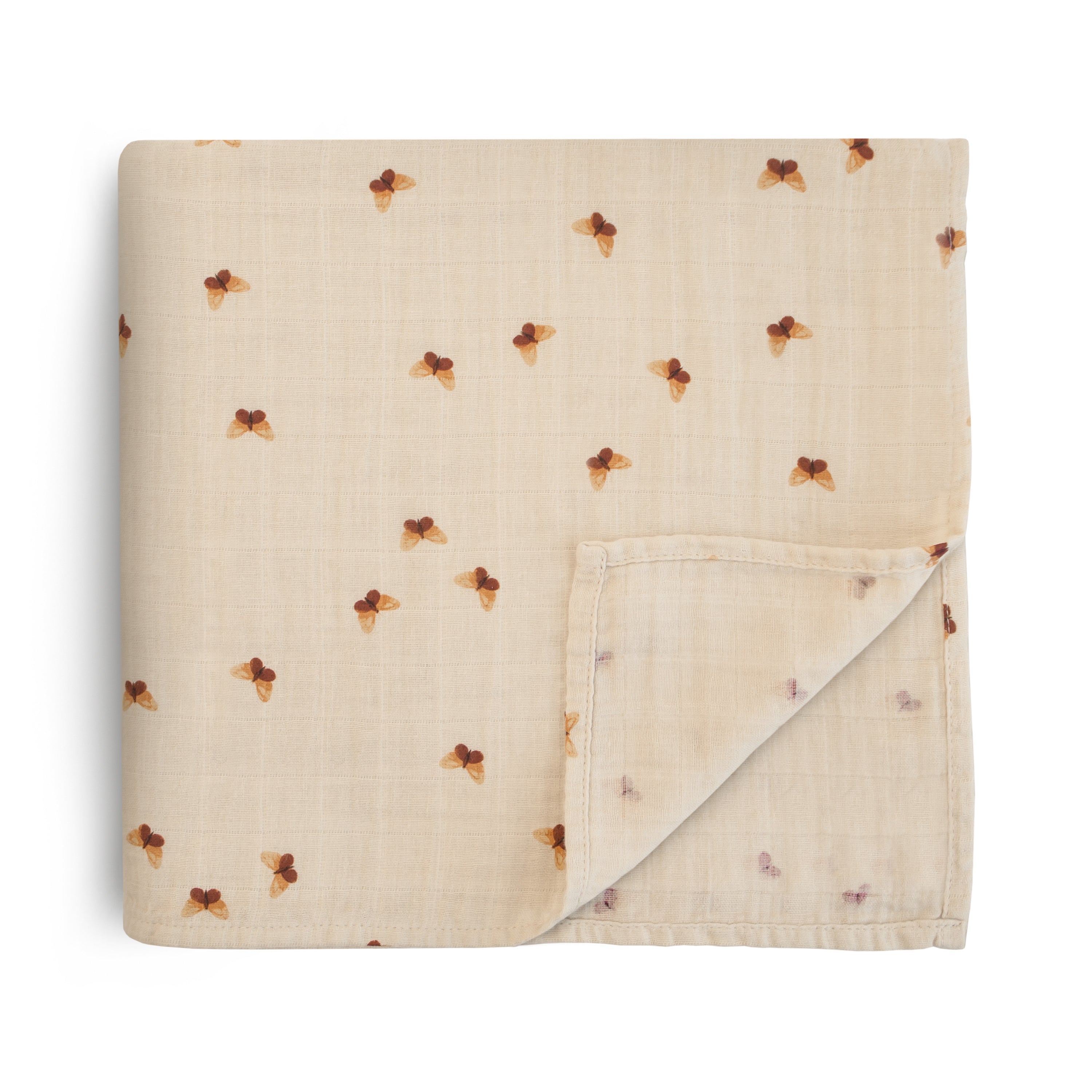 Image of Organic Cotton Muslin Swaddle Blanket